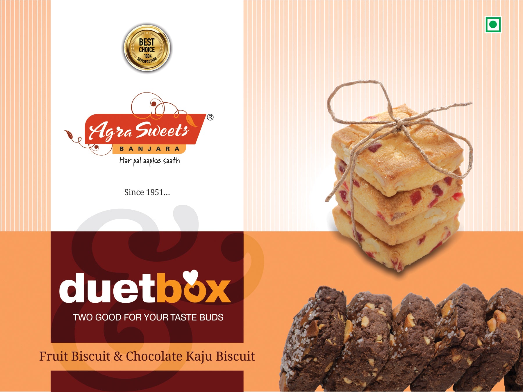 Duet Box Fruit and Chocolate (400gms)